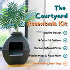Good Pet Stuff Hidden Litter Box Planter, Decorative Cat Litter Enclosure - Image 5