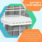 PawHut Wrought Metal Bird Cage Feeder - Image 6