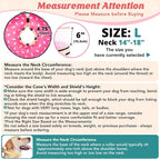 Inflatable Dog Cone with Anti-Licking Clear Shield, Protective Dog Donut Collar - Image 3