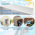 Plexidor Performance Pet Doors Universal Pet Door Awning - Image 2
