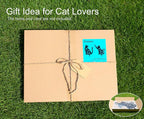 Metal Cat Garden Decor for Outside, Rust Proof Steel Kitten Decor for Kitty - Image 4