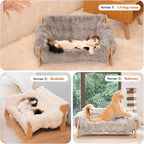CHEERHOME PETS Elevated Cat Couch Bed - Image 6