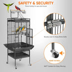 SUPER DEAL PRO 61-inch 2in1 Large Bird Cage - Image 3