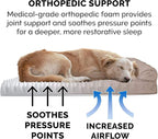 Furhaven Orthopedic Dog Bed for Large/Medium Dogs w/ Removable Bolsters & - Image 5