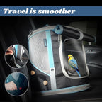 Small to Medium Bird Travel Carrier Cage, Portable Parrot Parakeet Cockatile - Image 7