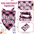 Weewooday Dog Birthday Party Supplies Birthday Boy Girl Cake Bandana Triangle - Image 4