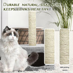 Natural Sisal Rope 8mm 98-Feet for Cat Scratching Post Tree Tower Replacement - Image 4