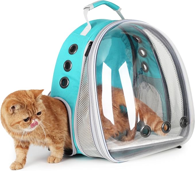 Lollimeow Cat Carrier Backpack, Expandable Bubble Pet Carrier by Lollimeow