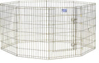 MidWest Homes for Pets Folding Metal Puppy / Dog Exercise Pen, Indoor/Outdoor - Image 2