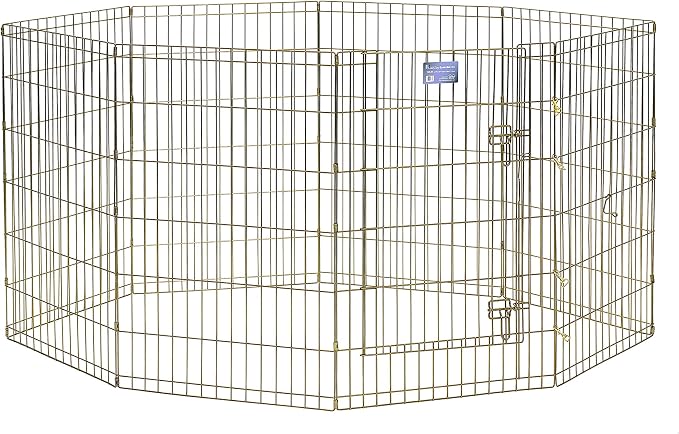 MidWest Homes for Pets Folding Metal Puppy / Dog Exercise Pen, Indoor/Outdoor - Image 2