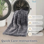 Cat Blanket for Indoor Cats Ultra-Soft Plush Small Blanket Machine Washable - Image 7