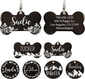 UltraJoys Stainless Steel Pet ID Tag Dog Name Tags Personalized Front and Back by UltraJoys