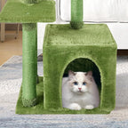 FISH&NAP Cute Cat Tree Kitten Cat Tower - Image 4