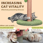 Meowoou Cat Scratching Post 33 Inch Tall Cat Scratcher - Image 4
