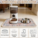 PUPTECK Dog Food Mat, Absorbent Pet Feeding Bowl Mat, Non-Slip Dog Mat - Image 7