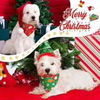 Abbylike 50 Pieces Christmas Dog Bandanas Bulk Xmas Bandanas - Image 2
