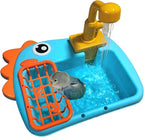 Bird Bathing Tub with Automatic Watering Faucet by PRFOKEY