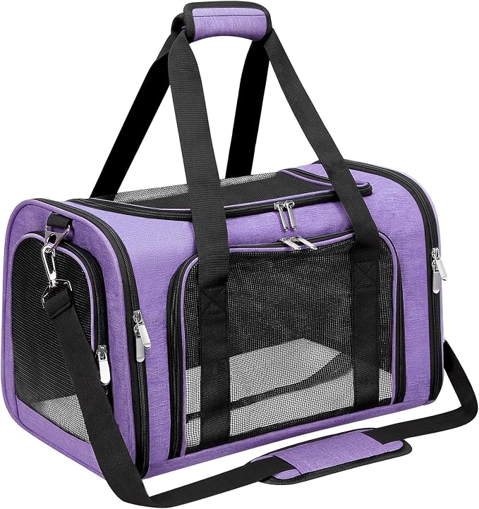 Soft-Sided Cat/Dog/Pet Carrier, Collapsible Pets Travel Carriers by Unknown