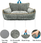 Orthopedic Dog Bed with Memory Foam, Washable Plush Pet Bed - Image 5