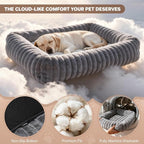 Dog Beds Large Sized Dog, Washable Self Warming Dog Cat Bed Rectangle - Image 3