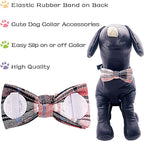 PET SHOW 8pcs Plaid Small Dogs Collar Bow Ties Puppies Cats Collar Charms - Image 2