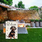 Welcome Dog Summer Garden Flag, Dog Paw Print Garden Flag, Welcome to Cute Dog - Image 5