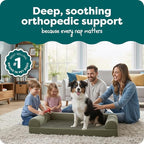 Furhaven Orthopedic Dog Bed for Large/Medium Dogs w/ Removable Bolsters & - Image 2