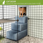 Oneluck Outdoor Cat House Cat Cages Enclosure - Image 6