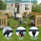 Mumeasy 80" Extra Wide Baby Gate - Image 5