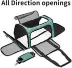 Soft-Sided Cat/Dog/Pet Carrier, Collapsible Pets Travel Carriers - Image 2