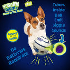Wobble Wag Giggle Glow in the Dark | Rolling Enrichment Toy - Image 3