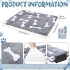 VitalCozy 2 Pack Self Warming Cat Mat Self Heating Pad Bed Reversible Machine - Image 2