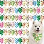 Weewooday 50 Pcs Dog Bandanas Bulk Dog Bandanas by Weewooday