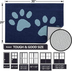 Buganda Dog Door Mat for Muddy Paws, Absorbent Dirt Trapper Washable Indoor - Image 2