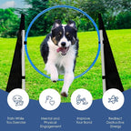 Houseables Dog Agility Course Backyard Set, Dog Agility Equipment, Obstacle - Image 3