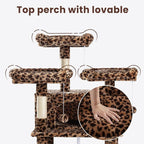 SHA CERLIN 68 Inches Multi-Level Large Cat Tree - Image 4