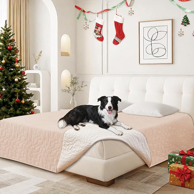 Waterproof Dog Bed Cover Pet Blanket, Soft Couch Cover by CYCMACOHOME