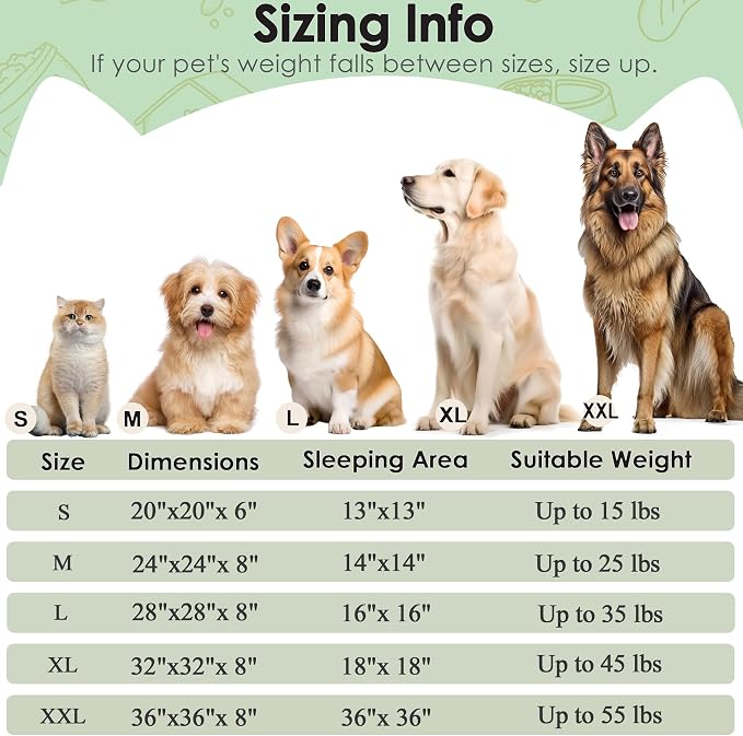 Hoewina Dog & Cat Bed, 20in Cat Beds - Image 2