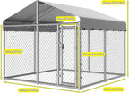 10 x 10 x 6 ft Outside Dog Kennel Outdoor Large - Image 5