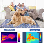 Dog Cooling Mat, Washable Dogs Cats Pet Non-Toxic Cooling Pads Summer Sleeping - Image 2
