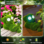 Solar Topiary Dog Garden Statue - Image 3