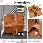 Interactive Cat Tunnel Mat for Indoor Cats, 4-Way Felt Cat Cave - Image 6