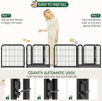 Yaheetech Dog Playpen Outdoor, 24 inch 32 Panels Dog Pen Indoor Heavy Duty - Image 7