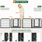 Yaheetech Dog Playpen Outdoor, 24 inch 24 Panels Dog Pen Indoor Heavy Duty - Image 6