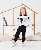 Toddler Baby Girls Clothes Long-sleeve Tie Dye Hoodie Sweatshirt Pants Hooded - Image 3