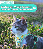 Halypet Cat Harness and Leash Set Cute Escape Proof Vest Harness - Image 2