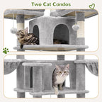 Globlazer Big Cat Tower for Indoor Cats, 80inch Cat Tower for Multiple Adult - Image 4