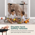 Cumbor 29.7-40.6" Baby Gate for Stairs, Mom's Choice Awards Winner-Dog Gate for - Image 4