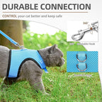 PUPTECK Soft Mesh Cat Vest Harness and Leash Set Puppy Padded Pet Harnesses - Image 4