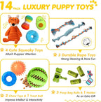 Zeaxuie 14 Pack Puppy Toys for Teething Small Dogs, Puppy Chew Toys - Image 2